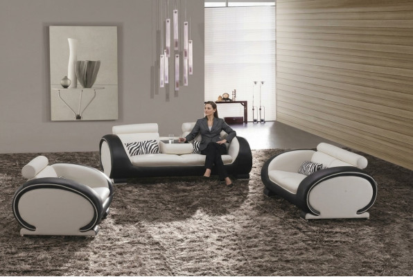 Zestaw sofowy 3+2+1 miejsce do siedzenia Zestaw Design Sofy Podkładka Skóra Kanapy Modern