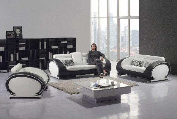 Sofa 2 miejsce do siedzenia Design Nowoczesne sofy Podkładka Materiał Siedziba Dwumiejscowa Skóra Nowość