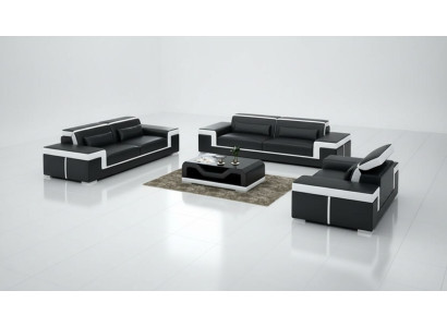 Design Podkładka Siedziba Kanapa 3 miejsce do siedzenia Ustawić Sofa Sofy Kanapy Dekoracja Skóra