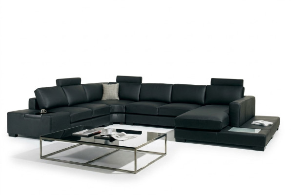 Skórzana sofa designerska sofa U w kształcie Żywy krajobraz dekoracja kanapy podkładka narożnikowa kanapa