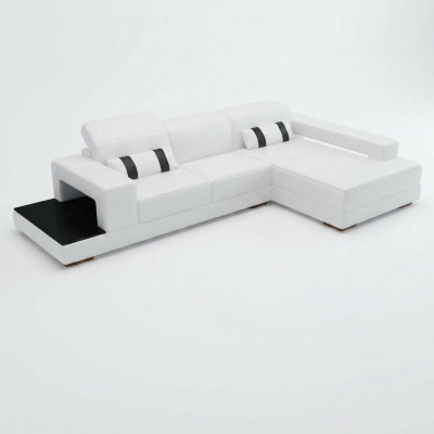 Skórzana sofa kanapa w kształcie litery L Żywy krajobraz Narożnikowa kanapa Narożnik Ustawić Design