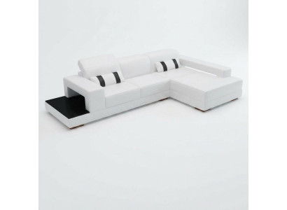 Skórzana sofa kanapa w kształcie litery L Żywy krajobraz Narożnikowa kanapa Narożnik Ustawić Design