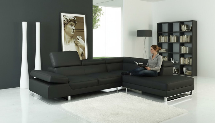 Narożnikowa kanapa skórzana sofa Żywy krajobraz sofa w kształcie litery L dekoracja kanapy Podkładka Siedziba Narożnik