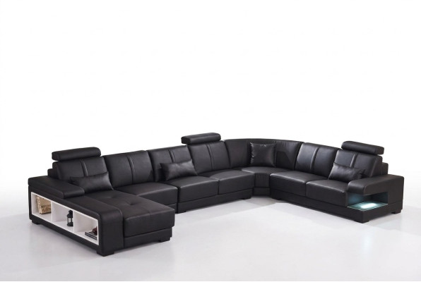 XXL BIG Żywy krajobraz U Form Narożnikowa kanapa Sofa Kanapa Podkładka Deko Ustawić