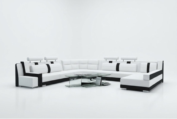 Ustawić U Shape Sofa Couch Podkładka Ustawić Żywy krajobraz Design
