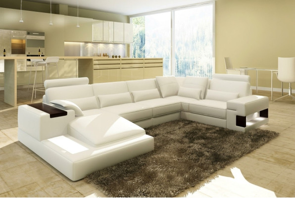 Marki sofa Żywy krajobraz skórzana sofa kanapa Ustawić Living Landscapes