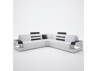 Designerska Sofa Kanapa Narożnikowa kanapa Podkładka Ustaw Żywy krajobraz Skóra Włókienniczy