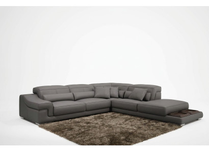 Narożnikowa kanapa Designerska sofa w kształcie litery L Narożnikowa kanapa kanapa Skóra Podkładka Włókienniczy sofy