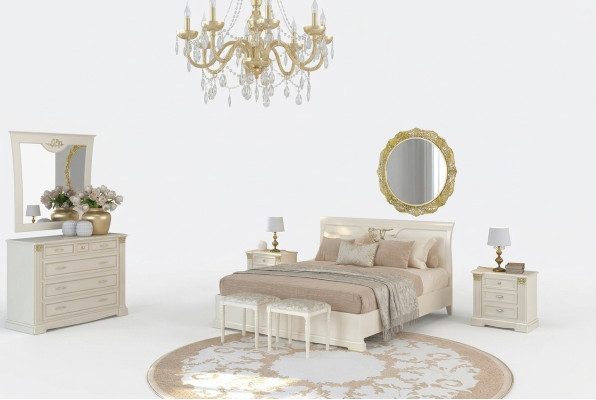 Łóżko Design Luksusowe łóżko hotelowe Małżeństwo 180x200cm Pokój sypialny Double