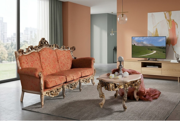 Designerskie 311 miejsce do siedzenia Zestaw sofowy Zestaw kanapowy Siedziba Podkładka Włoskie meble Sofa Solidne drewno