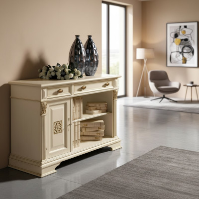 Włoski Design Meble Antyk - Drewno Bar Kredens Szafa Kredens
