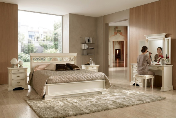 Łóżko Design Deco Luksusowe łóżko hotelowe Małżeństwo 180x200cm Pokój sypialny Double