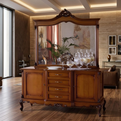 Kredens Kredens Komody Kredens Salon Barokowy Kredens xxl design Solidne drewno