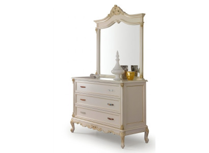 Sypialnia Kredens Szafa Classic Kredens z Lustro Elegant Style Meble