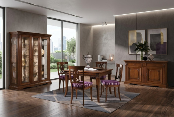 Stół obiadowy stoły do ​​jadalni stoły Tabela Design Classic Drewno Barokowe Rokoko Meble nowe