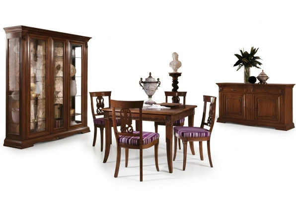 Stół obiadowy stoły do ​​jadalni stoły Tabela Design Classic Drewno Barokowe Rokoko Meble nowe