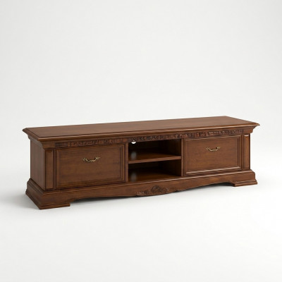 Design Kredens Kredens Side Low Board Szafa Salon RTV Półka Luxury Drewno Nowość