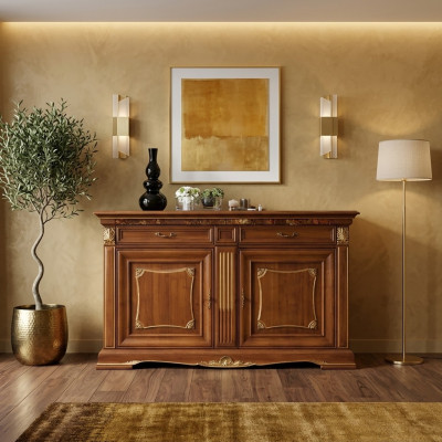 Kredens Kredens Salon Barokowy Kredens xxl Design Nowe Solidne drewno