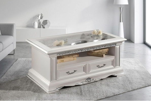 Antyk Design Klasyczny stolik kawowy Stolik Sofa Salon Tabela stoły