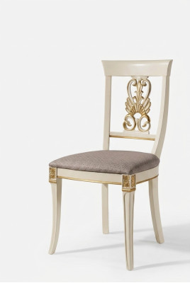 Luxury Design Podkładka Krzesło Krzesła Siedziba Lehn Solidne drewno jadalnia Baroque