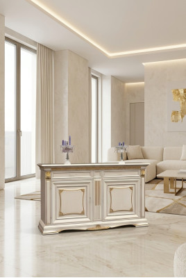 Kredens Design Meble do Salonu Solidne drewno Nowy Kredens Szafka Niska Szafa Nowy