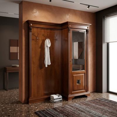 Przedpokój Szafa Zestaw z Szafą I Panel Hall Country House Meble