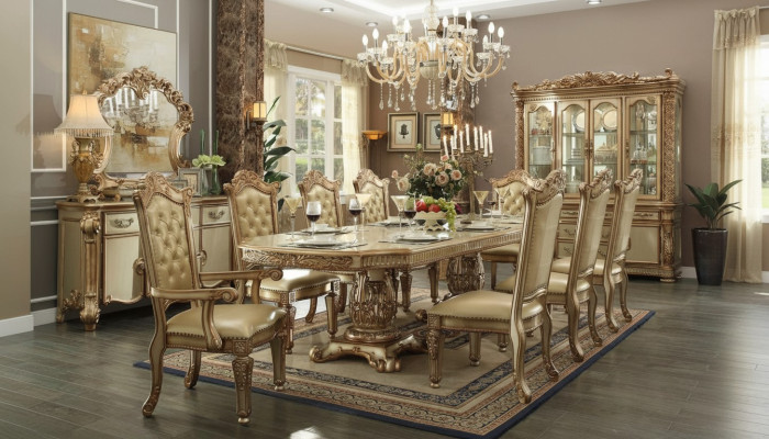Golden Chesterfield Krzesło Designerskie meble do jadalni Luksusowa jednoosobowa kanapa