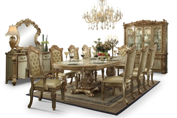 Golden Chesterfield Krzesło Designerskie meble do jadalni Luksusowa jednoosobowa kanapa