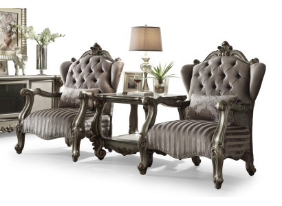Noble Designer Klasyczny stolik kawowy Stolik Tabela Drewno Baroque