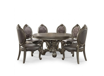 Design Okrągły Tabela 8x Fotel Krzesła Ess Pokój Siedziba Podkładka Ustawić Okrągły stoły