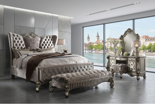 Projektant Stołek Skóra Włókienniczy Luksusowy podnóżek Chesterfield Ottoman Chesterfield