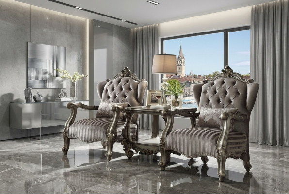 Włókienniczy Fotel 1 miejsce siedzące Sofa Podkładka Sofy Klasyczny Design Luksusowy Barok