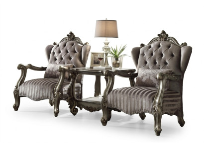 Włókienniczy Fotel 1 miejsce siedzące Sofa Podkładka Sofy Klasyczny Design Luksusowy Barok