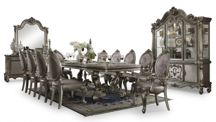 Stół obiadowy stoły do ​​jadalni Stoły Tabela Office Design Classic Deco Drewno Baroque