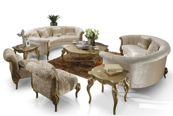 Design Zestaw sofowy 4+4 miejsce do siedzenia stolik kawowy Okrągły Sofa Podkładka Sofy Klasyczne Nowość