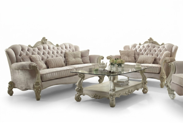 Chesterfield Zestaw sofowy 3+2+1 Siedziba Set Design Sofa Podkładka Kanapy Kanapa