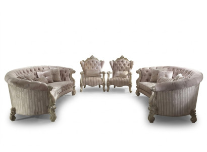 Zestaw sofowy Couch Podkładka Classic 4+4 miejsce do siedzenia Zestaw Chesterfield Sofas Podkładka