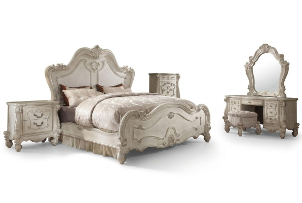 Łóżko Classic Podwójne łóżko 2x Szafki nocne Łóżko Design Nowość 3 szt.