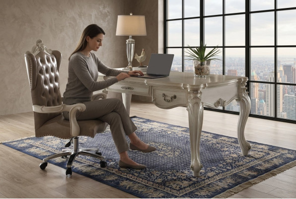 ChefFotel Fotel Skóra Podkładka Biuro Krzesło Rotary Computer Siedziba Deco Krzesła