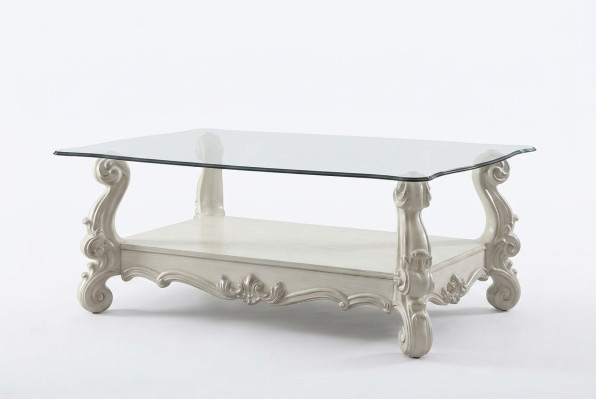 Elegancki design stolika kawowego Stolik, dekoracja sofy do salonu, stolik barokowy