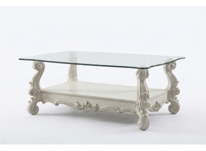 Elegancki design stolika kawowego Stolik, dekoracja sofy do salonu, stolik barokowy