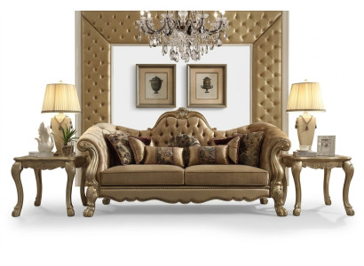Klasyczne 3 miejsce do siedzenia Sofa Sofa Sofa Podkładka Sofy Sofy Dekoracja Barokowa