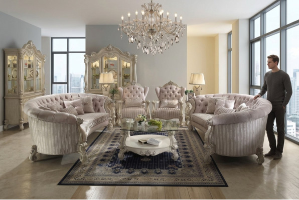 Zestaw sofowy Baroque miejsce do siedzenia Żywy krajobraz Sofa Podkładka Ustawić Sofy 4-częściowe.