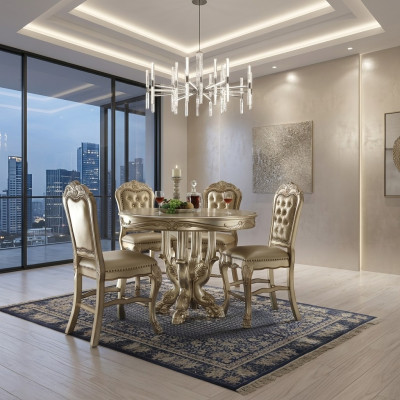 Designerski Okrągły Stół obiadowy Okrągłe Noble Tabela Okrągłe stoły Classic Meble