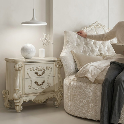 Design Stolik nocny Boczne Konsole Stołowe stoły Meble Drewno Barokowe Rokoko Nowe