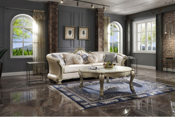 Klasyczny stolik kawowy Stolik Sofa Design Living Room Barokowy