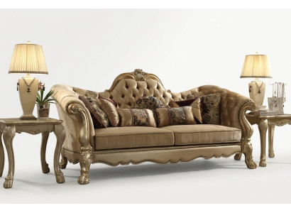 Sofa designerska dwuosobowa 2 miejsce do siedzenia Siedziba Kanapa Podkładka Ustawić Materiał Sofy