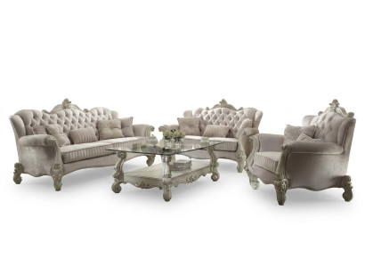 Zestaw sofowy Couch Podkładka Classic 3+1+1 miejsce do siedzenia Set Design Sofy Podkładka