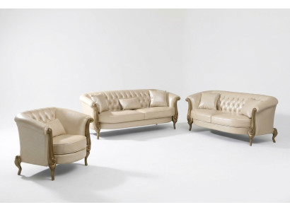 Skórzana sofa Zestaw sofowy 3+2+1 miejsce do siedzenia Zestaw Ustawić sofę tapicerowaną kanapę sofę kanapy