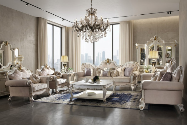 Luksusowy Zestaw sofowy 3+2+1+1 miejsce do siedzenia Zestaw Design Sofa Podkładka Kanapy Kanapa
